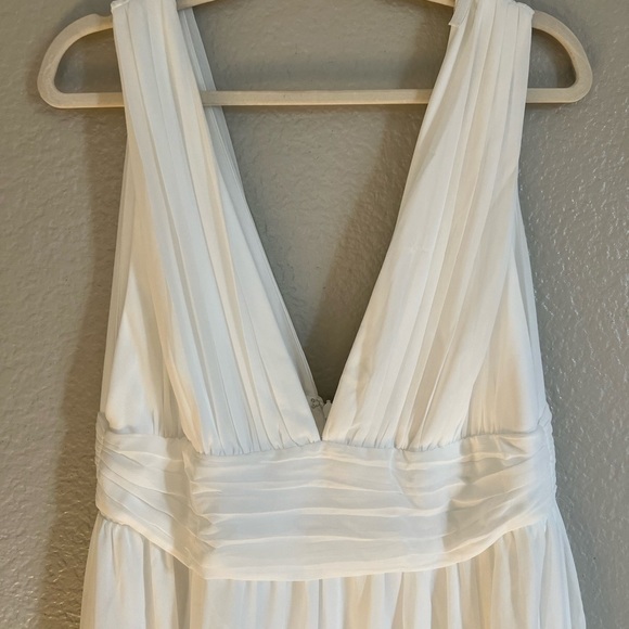 Lulus White Maxi Dress Wedding Gown - Picture 5 of 8